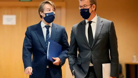 Miguel Corgos con Alberto Núñez Feijóo Miguel Corgos con Alberto Núñez Feijóo