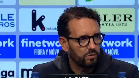 Bordalás tras empatar ante la Real Bordalás tras empatar ante la Real