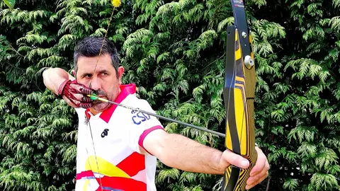 Juan Gómez Gárate, arquero Juan Gómez Gárate, arquero en la modalidad de bosque 3D