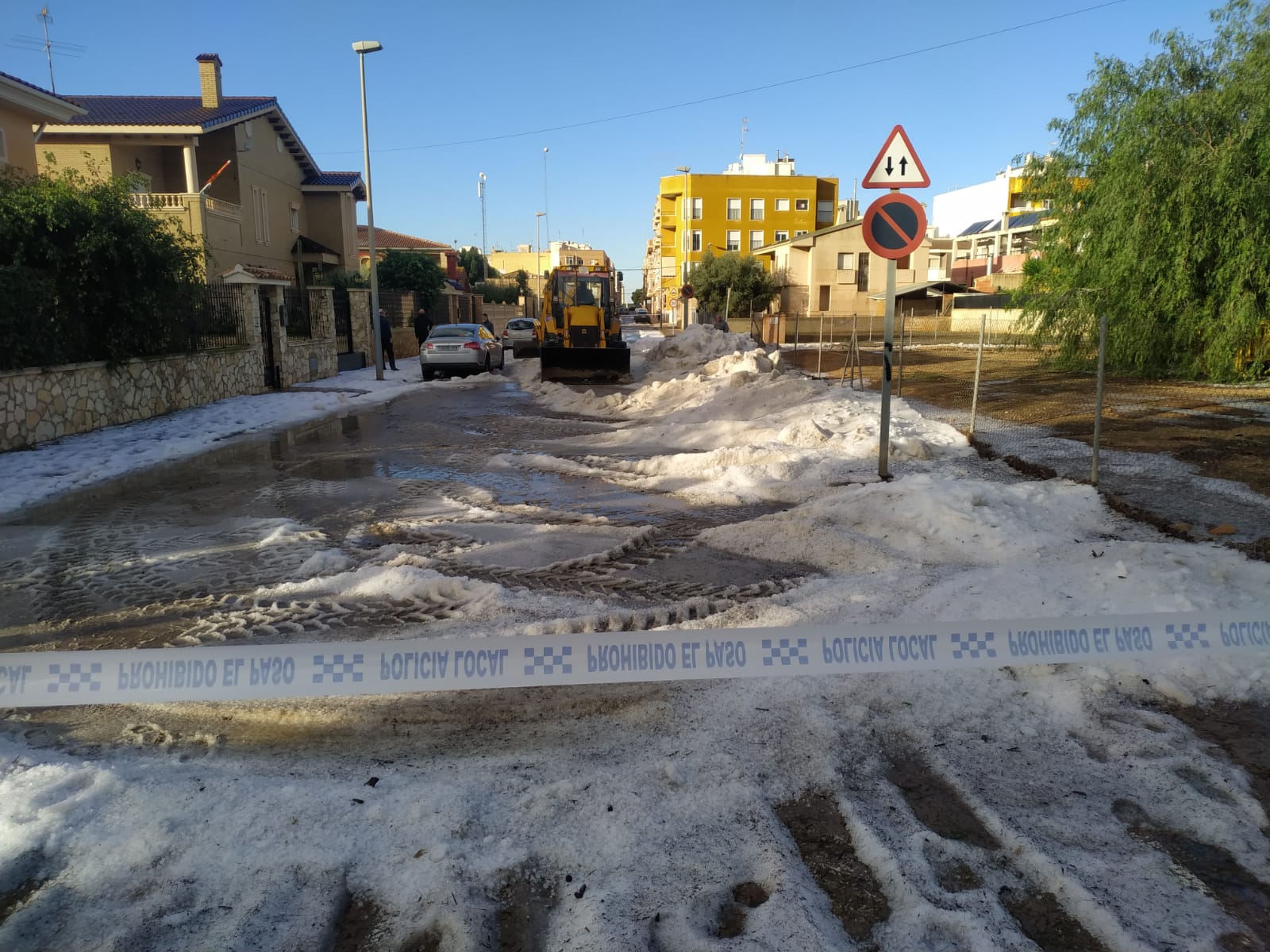 Torrellano registra la tormenta de granizo más fuerte de los últimos veinte años Torrellano registra la tormenta de granizo más fuerte de los últimos veinte años
