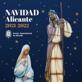 Cartel anunciador de la navidad 2021-22 en Alicante 