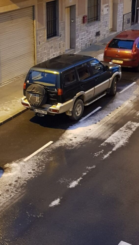 Granizo en la pedanía de Torrellano de Elche.