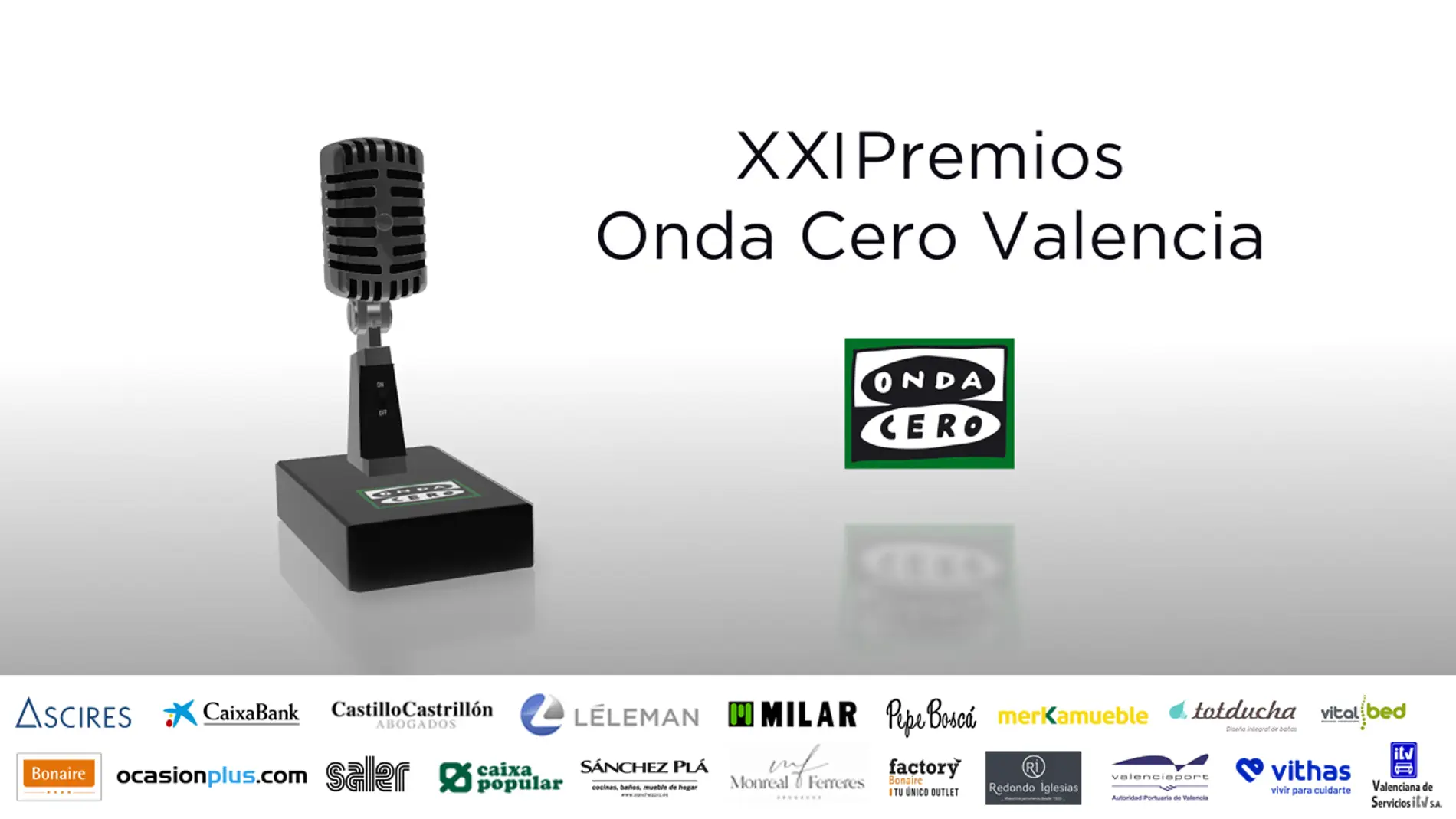XXI Premios Onda Cero Valencia