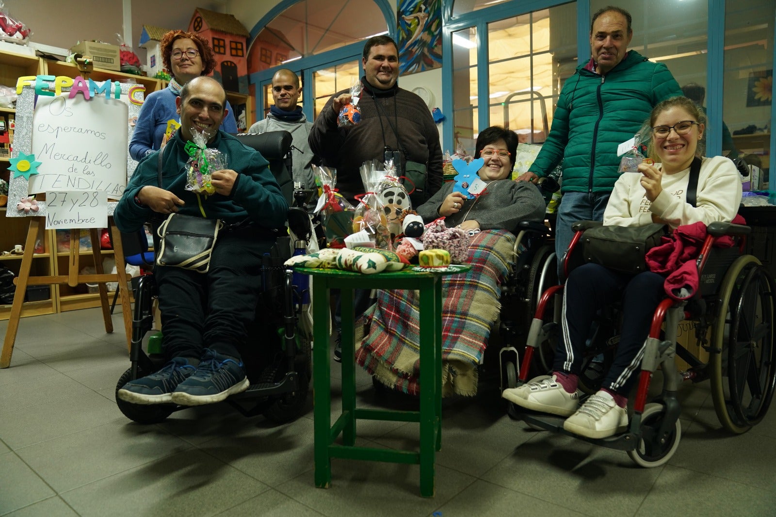 El Centro de Día, en el mercadillo solidario El Centro de Día, en el mercadillo solidario