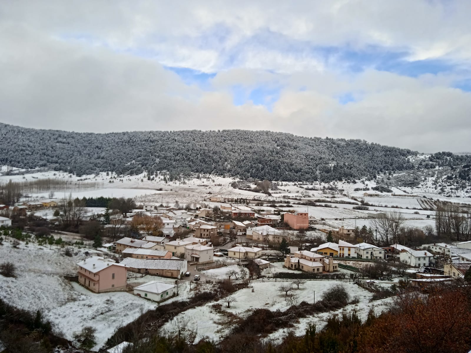 Primeras nieves del otoño en la Serranía de Cuenca Primeras nieves del otoño en la Serranía de Cuenca