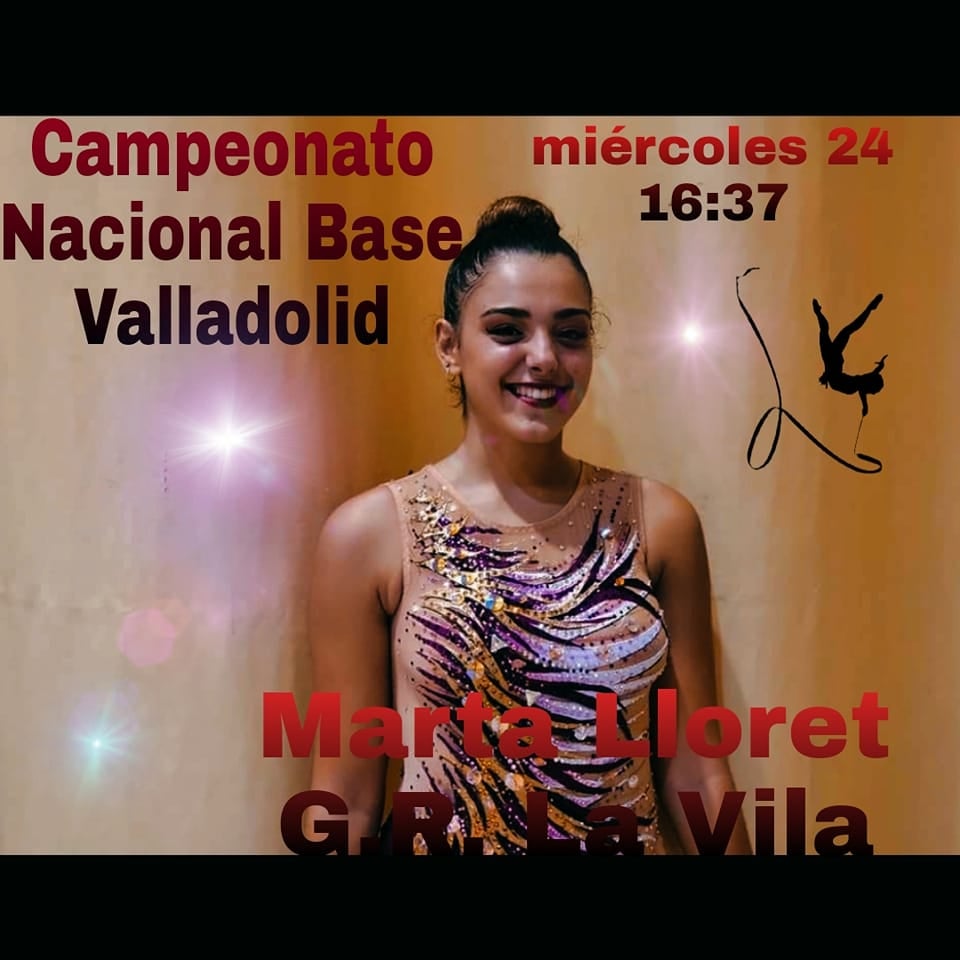 La gimnasta vilera Marta Lloret participa en el Campeonato Nacional Base La gimnasta vilera Marta Lloret participa en el Campeonato Nacional Base