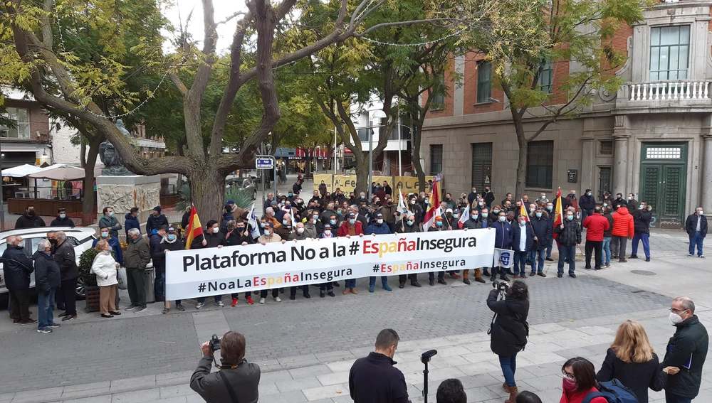 Concentración de policías y guardias civiles en Ciudad Real