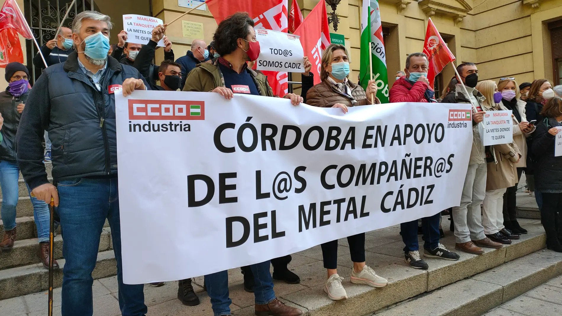 Concentración de CCOO Córdoba
