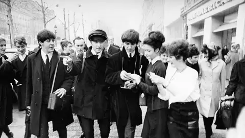 Los Beatles, Paul McCartney, John Lennon, Ringo Starr y George Harrison Los Beatles, Paul McCartney, John Lennon, Ringo Starr y George Harrison