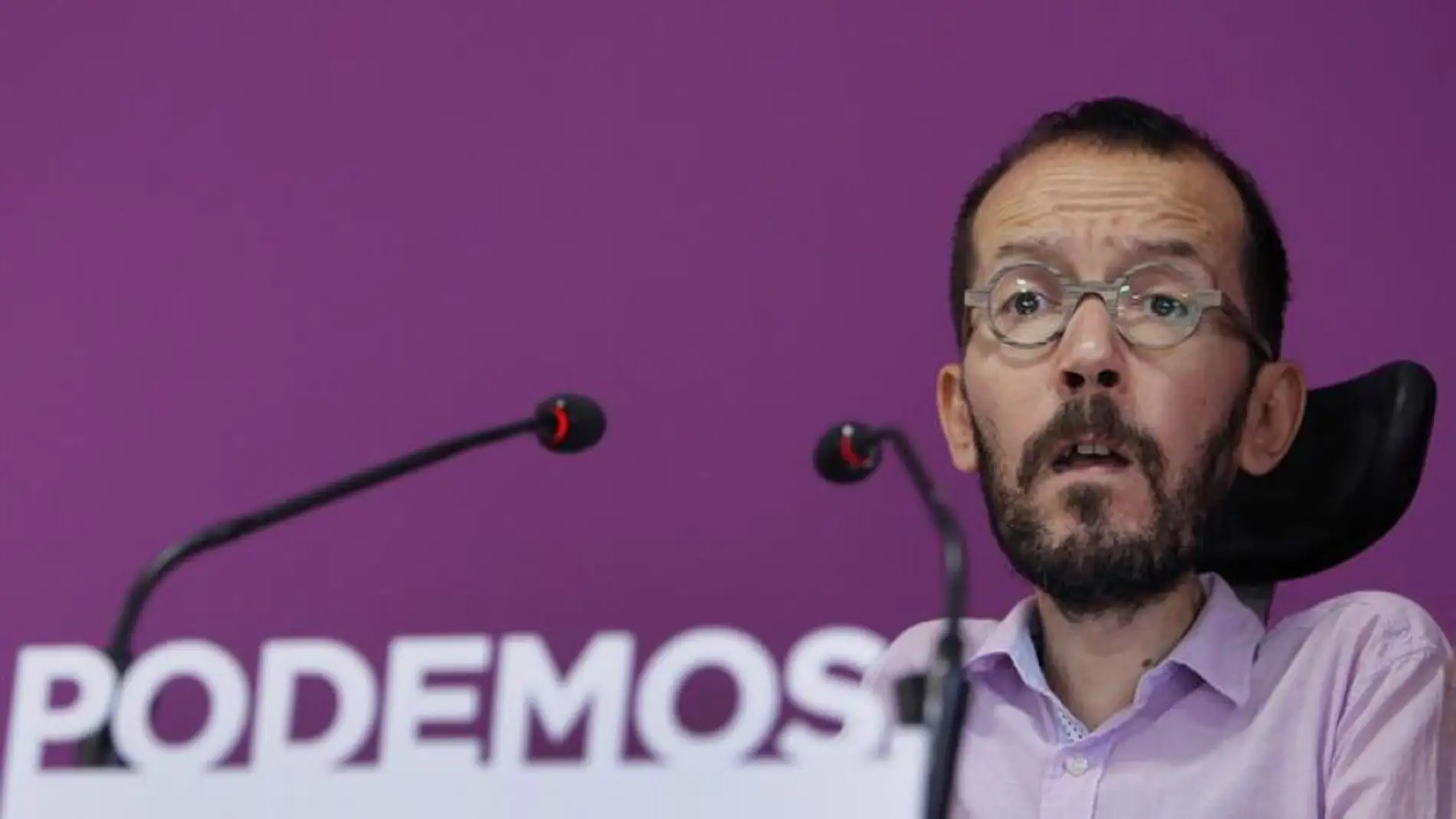 El portavoz de Unidas Podemos, Pablo Echenique