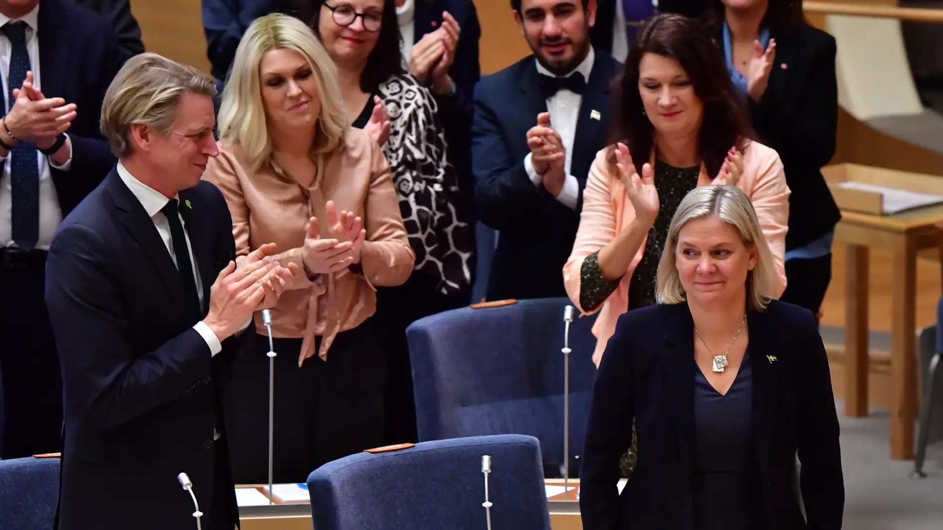 Magdalena Andersson, elegida primera ministra de Suecia por segunda vez, una semana después de su dimisión