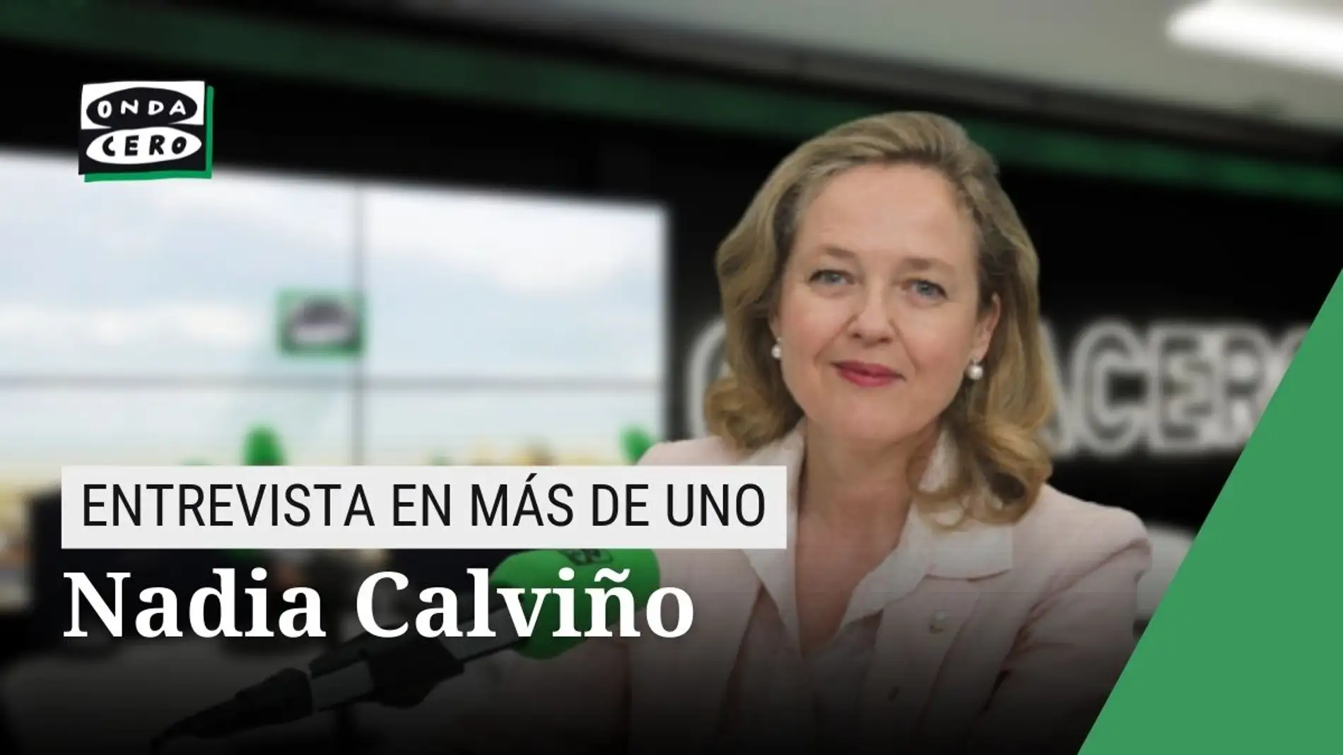 Carlos Alsina entrevista este miércoles a Nadia Calviño en &#39;Más de uno&#39;