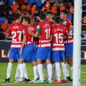 Granada CF frente al Laguna en el Heliodoro Granada CF frente al Laguna en el Heliodoro