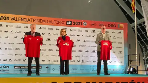 Presentación del Maratón Valencia Trinidad Alfonso EDP Presentación del Maratón Valencia Trinidad Alfonso EDP