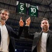 Berni Rodríguez y Carlos Cabezas, Unicaja Berni Rodríguez y Carlos Cabezas, Unicaja