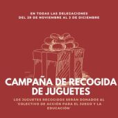 El Consejo de Estudiantes de la Universidad de Alcalá organiza una campaña de recogida de juguetes a favor del colectivo Caje
