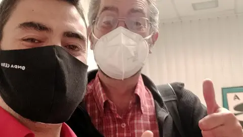 Emilio Hidalgo y Juan Manuel Palomino Emilio Hidalgo y Juan Manuel Palomino