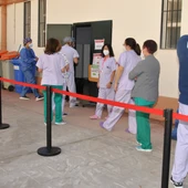 Sanitarios se vacunan en Castelló Sanitarios se vacunan en Castelló