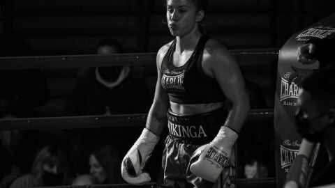Mari&aacute;n la Vikinga Herrer&iacute;a, primera boxeadora femenina de Cantabria