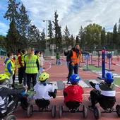 Los escolares de Albatera han podido poner en práctica lo aprendido en las charlas sobre educación vial Los escolares de Albatera han podido poner en práctica lo aprendido en las charlas sobre educación vial
