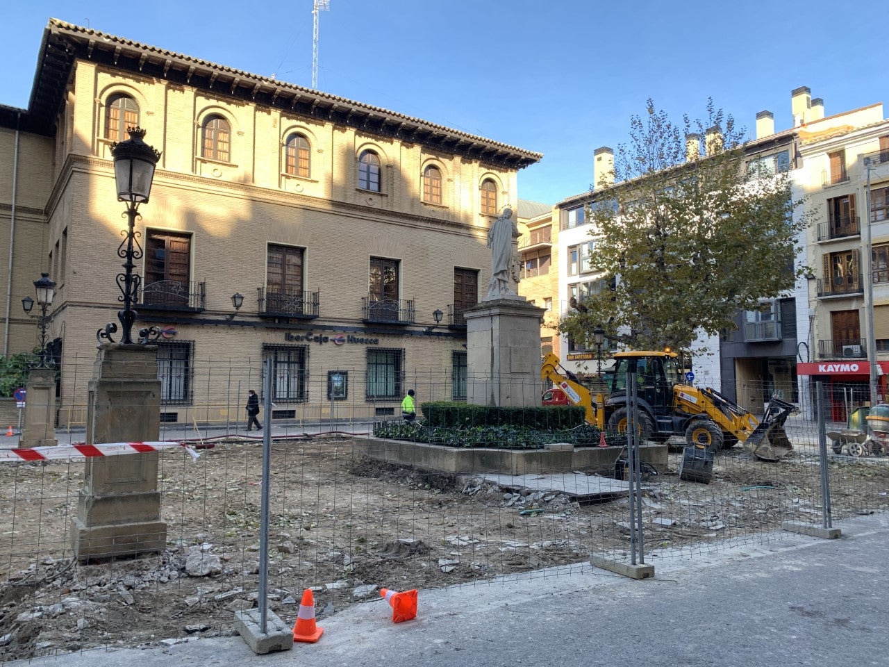 Comienzan los trabajos para renovar la plaza Inmaculada Comienzan los trabajos para renovar la plaza Inmaculada