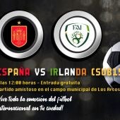 El campo municipal de Los Arcos acoge este domingo el partido de fútbol de la Sub-15 España-Irlanda   