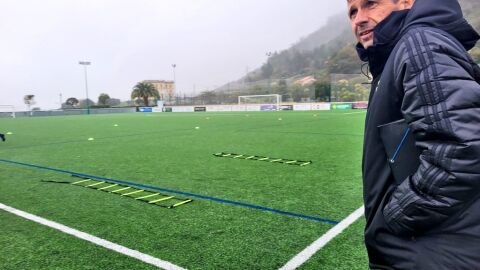 Jos&eacute; &Aacute;ngel Ziganda, entrenador del Real Oviedo