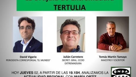 Tertulia La Br&uacute;jula de Extremadura