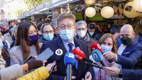 El president de la Generalitat Valenciana, Ximo Puig, en Xixona (Alicante) 