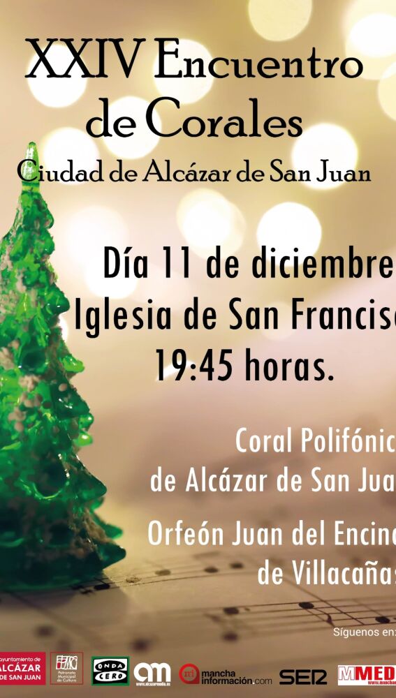 Cartel encuentro de corales 2021