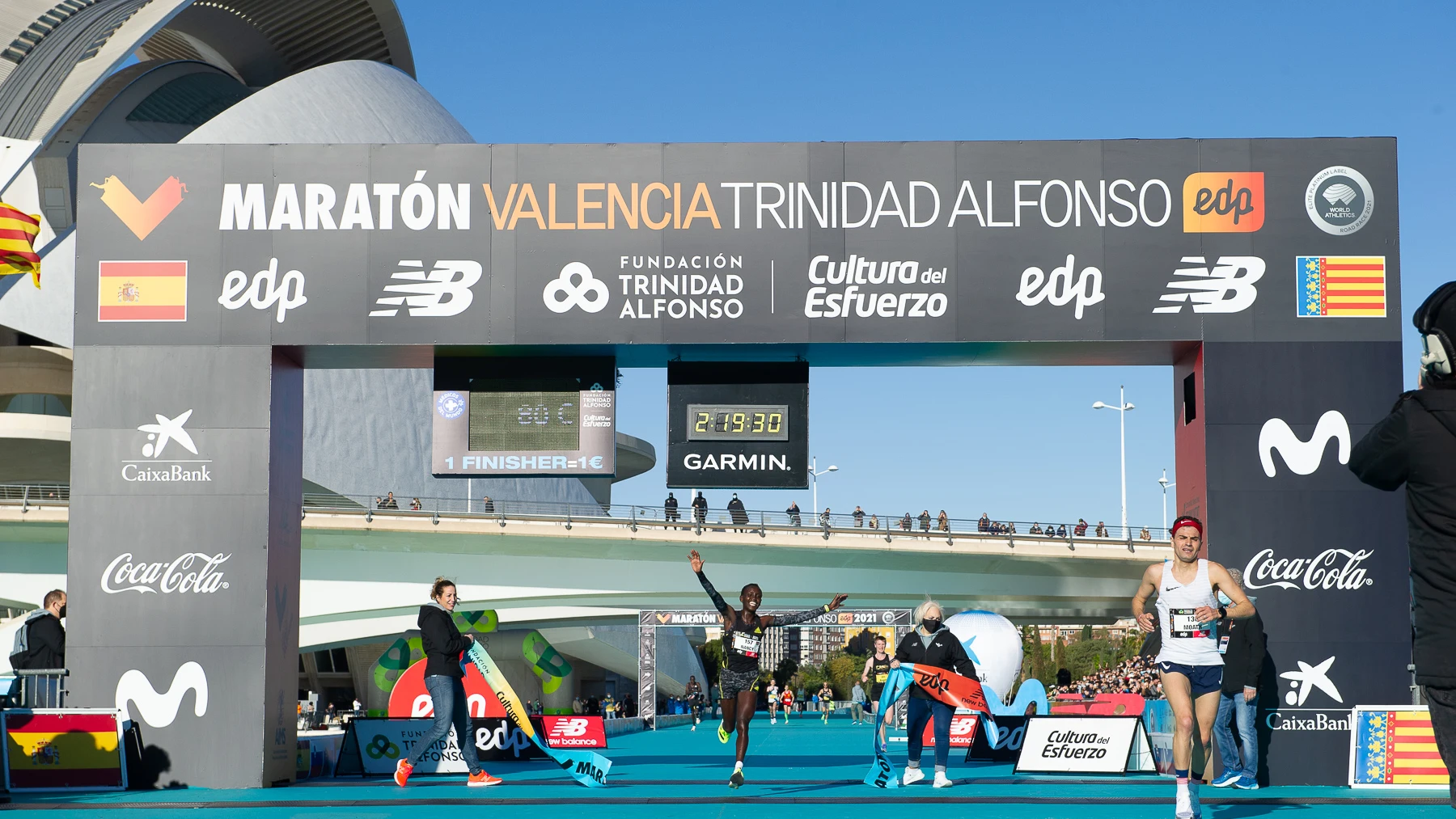 Nancy Jelagat ganadora del Maratón Valencia Trinidad Alfonso EDP Nancy Jelagat ganadora del Maratón Valencia Trinidad Alfonso EDP