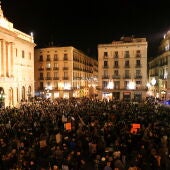 Imagen de archivo de una protesta en Barcelona contra el pasaporte Covid