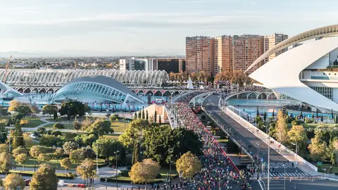 Salida de la 41 edición Maratón Valencia Trinidad Alfonso EDP Salida de la 41 edición Maratón Valencia Trinidad Alfonso EDP