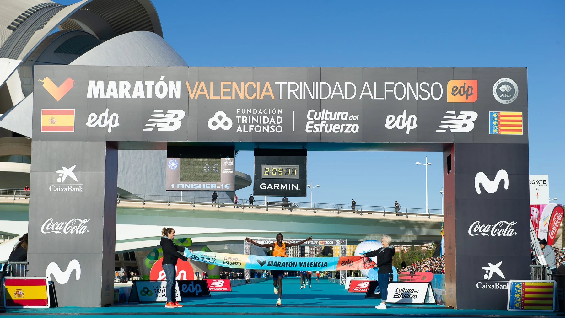 Lawrence Cherono ganador del Maratón Valencia Trinidad Alfonso EDP Lawrence Cherono ganador del Maratón Valencia Trinidad Alfonso EDP