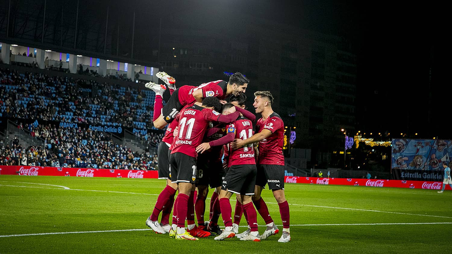 El Valencia CF gana en Balaidos para ahuyentar fantasmas El Valencia CF gana en Balaidos para ahuyentar fantasmas