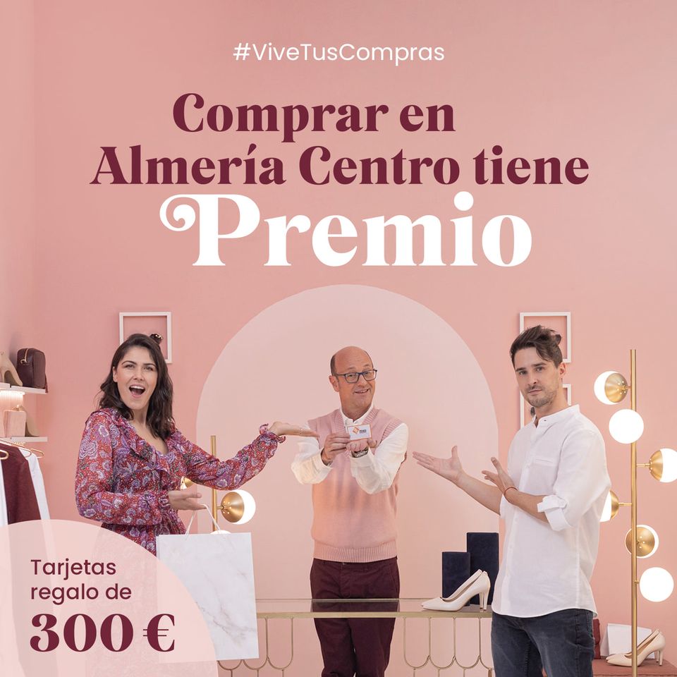 'Vive tus compras', la divertida campaña viral del comercio local de Almería Centro 'Vive tus compras', la divertida campaña viral del comercio local de Almería Centro