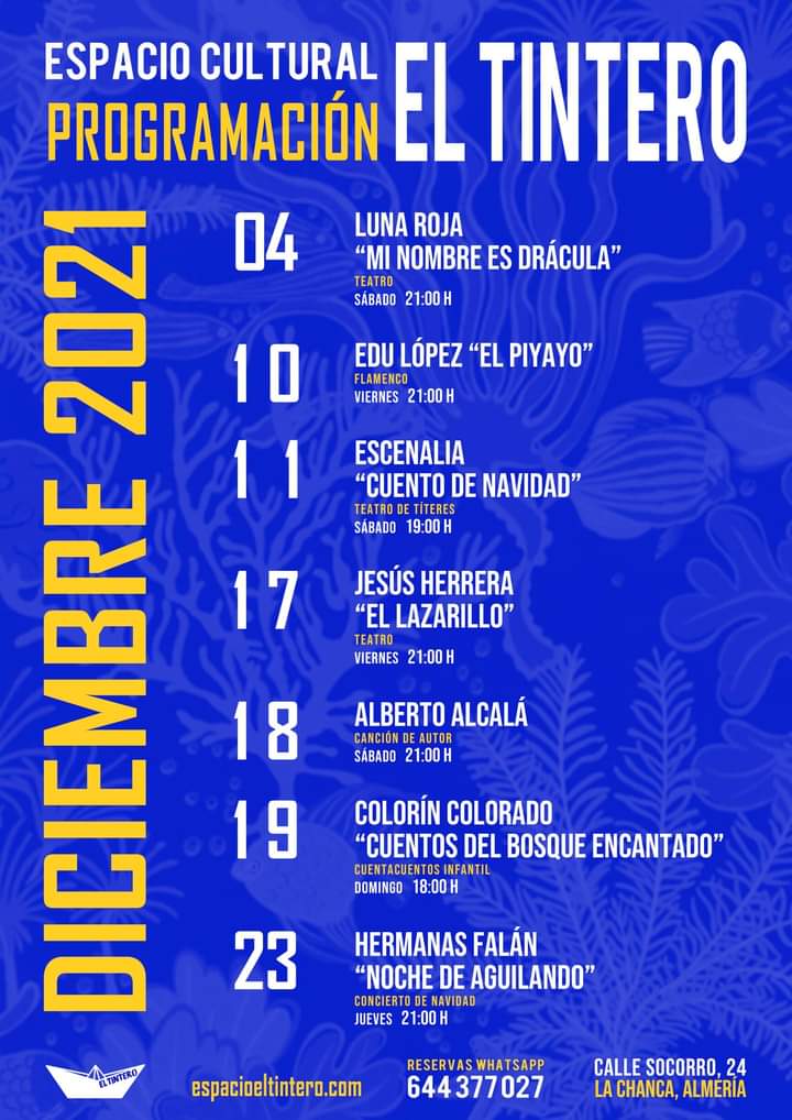 El Tintero llena de espectáculos el barrio de La Chanca por Navidad El Tintero llena de espectáculos el barrio de La Chanca por Navidad