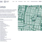 La web de ‘Castelló Conviu’ muestra la ubicación de las 22 cámaras de acceso al núcleo histórico