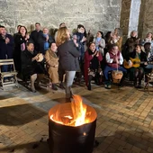 Una zambomba típica jerezana Una zambomba típica jerezana
