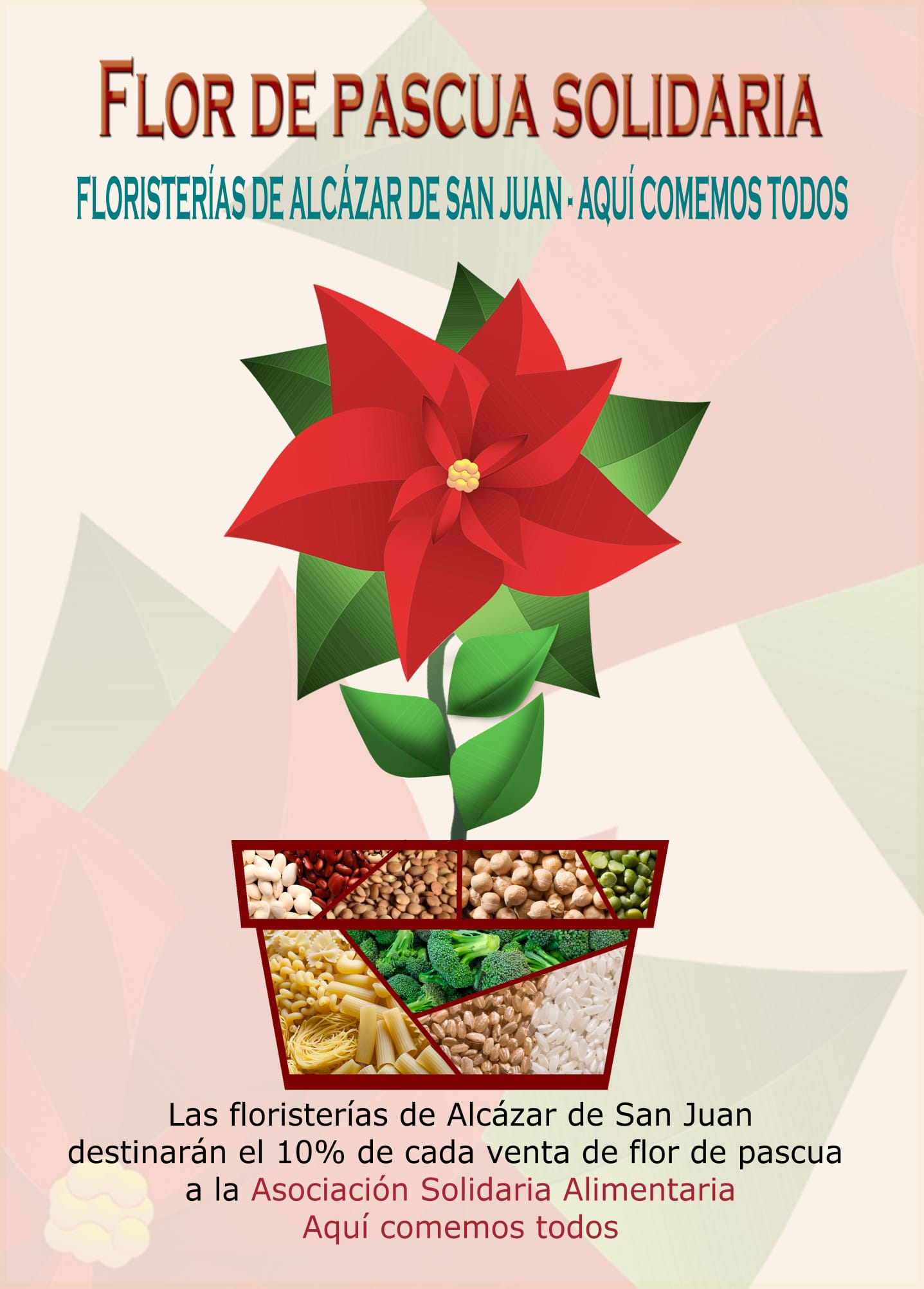 Los floristas alcazareños presentan un año más la campaña “Flor de Pascua solidaria” Los floristas alcazareños presentan un año más la campaña “Flor de Pascua solidaria”