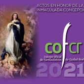 Cartel anunciador de los actos del Colegio de Farmacéuticos de Ciudad Real