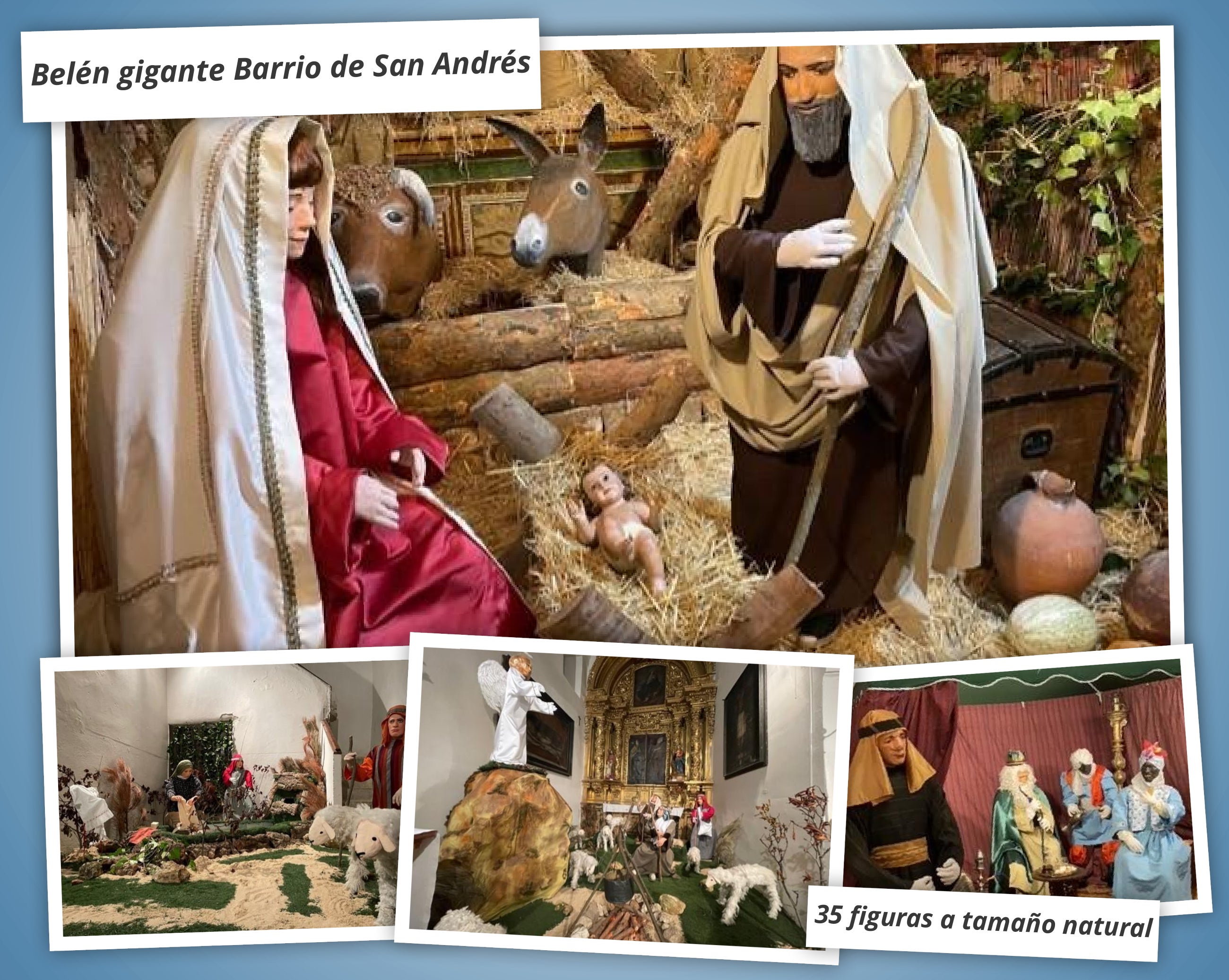Vuelve el Belén gigante del barrio de San Andrés Vuelve el Belén gigante del barrio de San Andrés