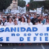 La Marea Blanca denuncia que el presupuesto en salud pública "se reduce escandalosamente" en la Región de Murcia