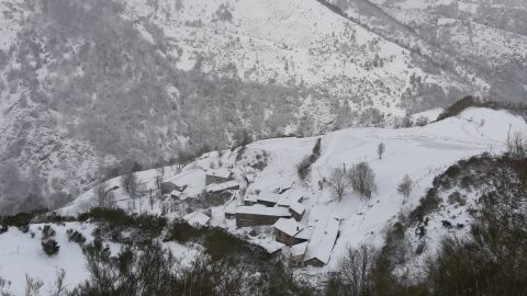 Bra&ntilde;as de Abajo, puerto de Leitariegos (Asturias)