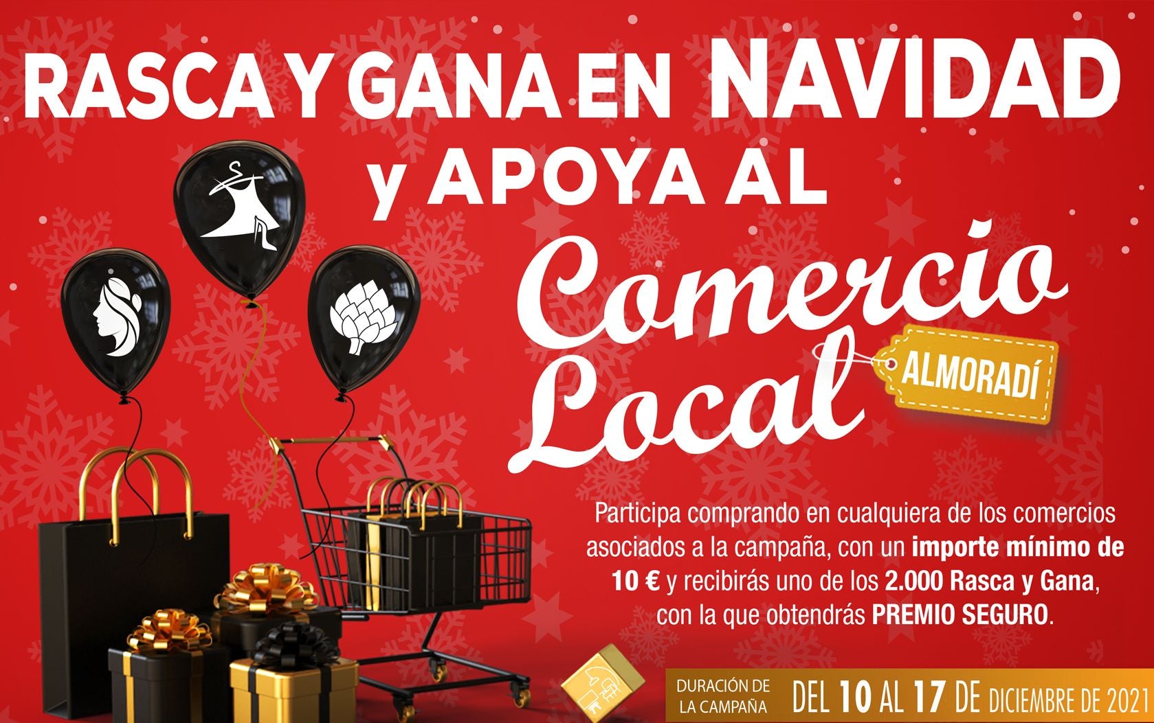 El Ayuntamiento de Almoradí y la Asociación de Comerciantes, se ha preparado una campaña en apoyo al comercio El Ayuntamiento de Almoradí y la Asociación de Comerciantes, se ha preparado una campaña en apoyo al comercio