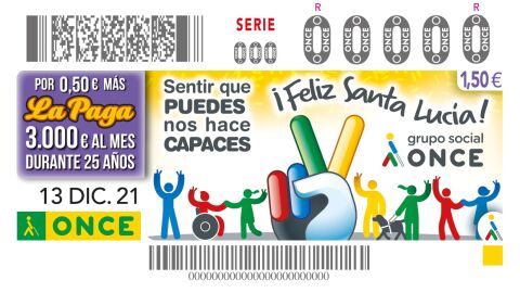El cup&oacute;n de este lunes est&aacute; dedicado a Santa Luc&iacute;a