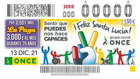 El cupón de este lunes está dedicado a Santa Lucía El cupón de este lunes está dedicado a Santa Lucía