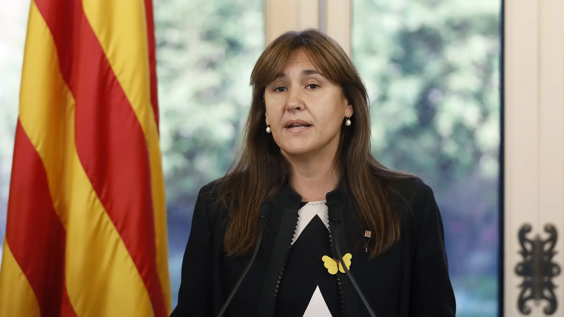 Laura Borràs pide al Govern que "asuma la dirección" del colegio de Canet de Mar para garantizar la enseñanza exclusiva en catalán
