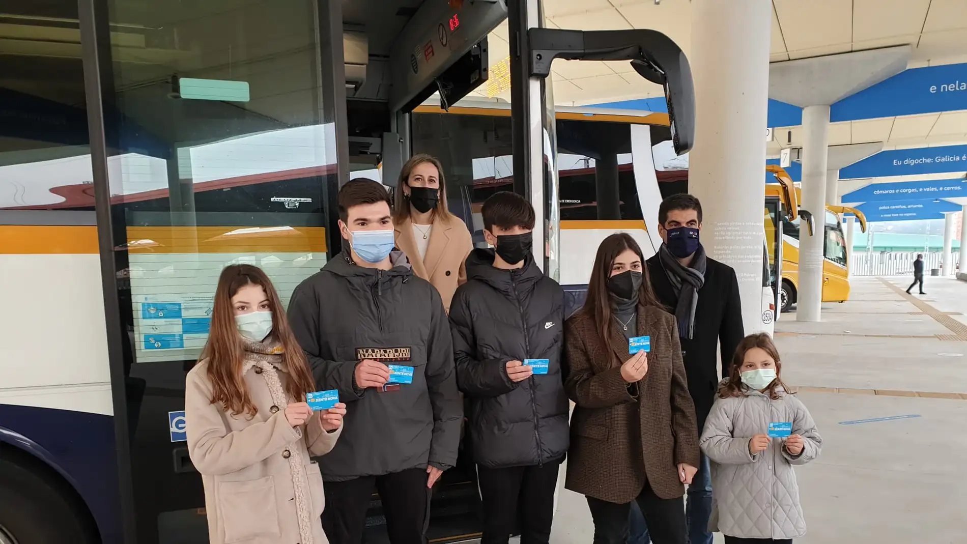 Coa tarxerta Xente Nova 107.000 mozos viaxaran gratis en autobús en Galicia