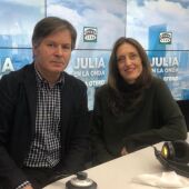 Ana Amado y Andrés Patiño en 'Julia en la Onda'